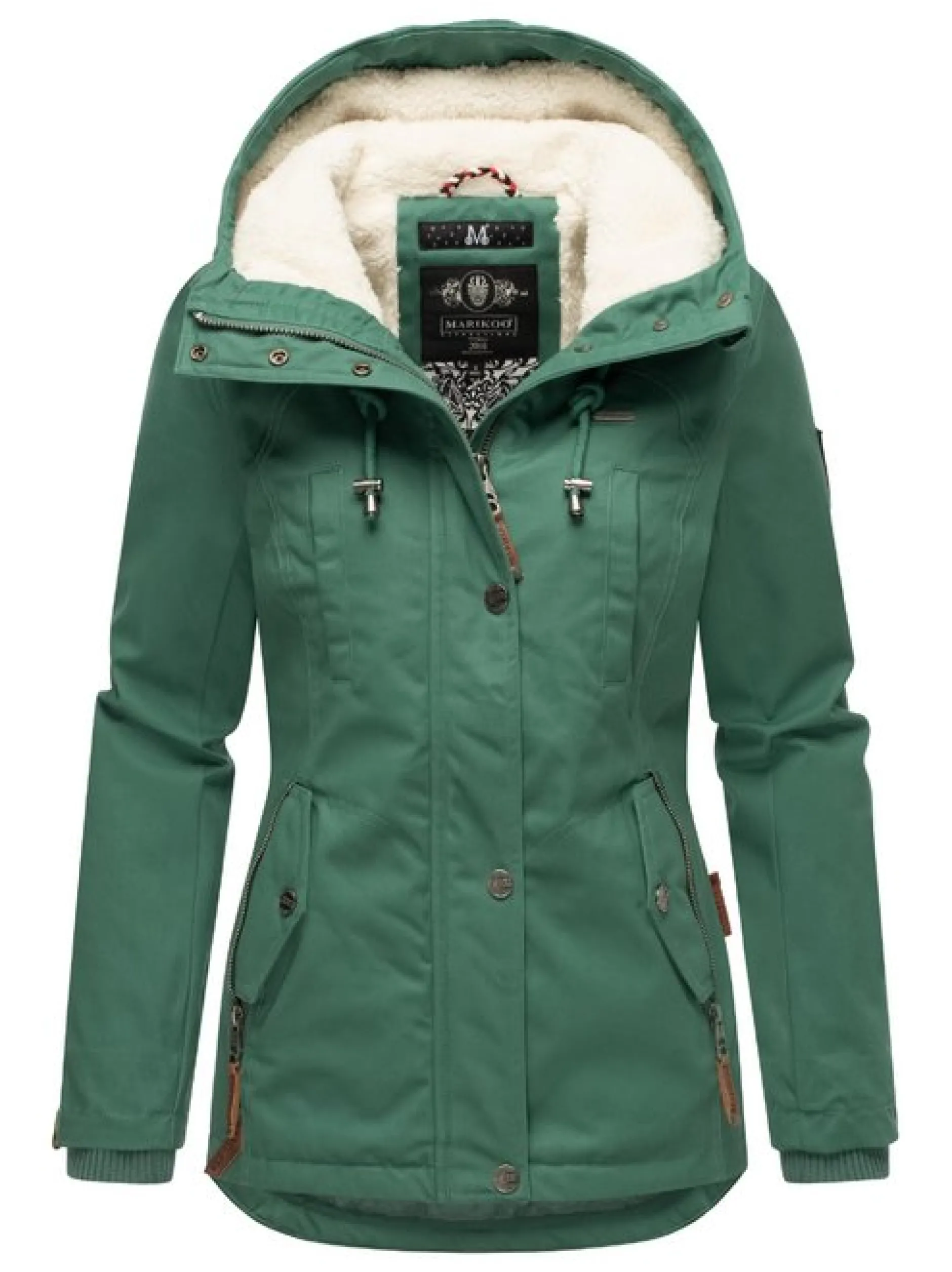 Marikoo Damen Winterjacke - Bikoo in grün