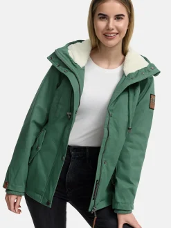 Marikoo Damen Winterjacke - Bikoo in grün