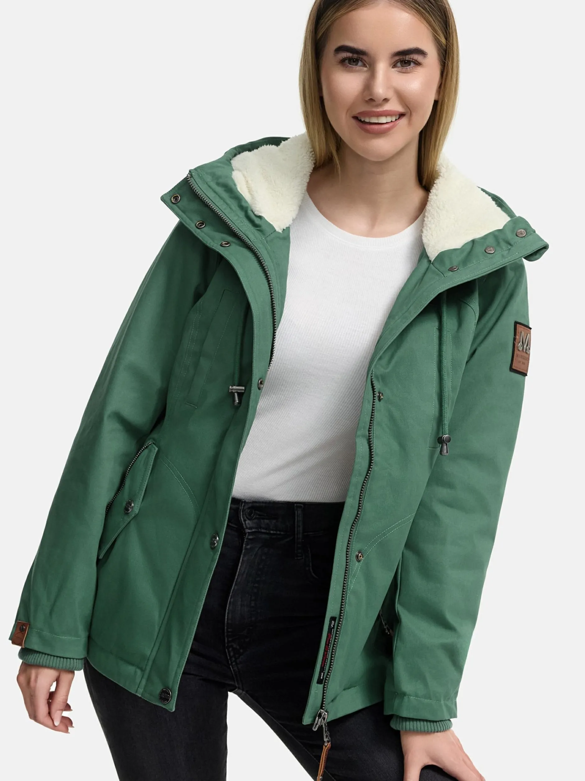 Marikoo Damen Winterjacke - Bikoo in grün