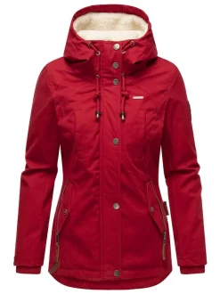 Marikoo Damen Winterjacke - Bikoo in rot