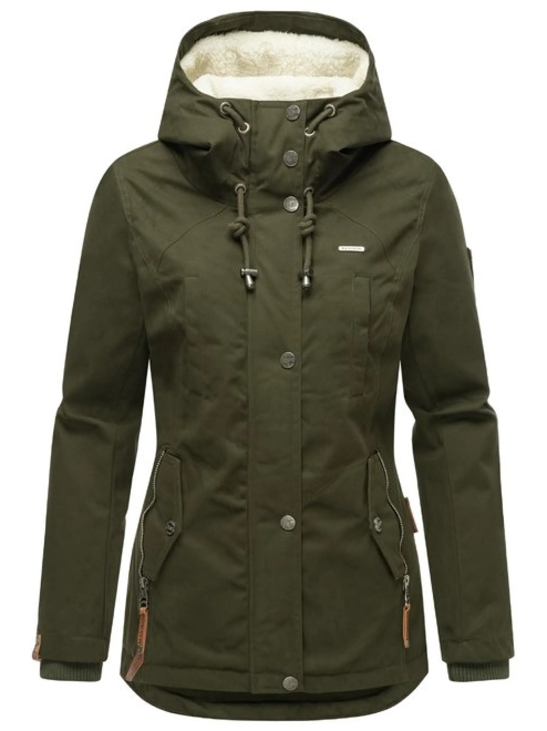 Marikoo Damen Winterjacke - Bikoo in oliv