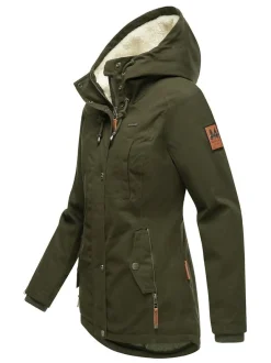 Marikoo Damen Winterjacke - Bikoo in oliv