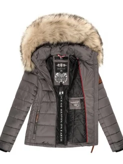 Marikoo Damen Winterjacke - Lerikaa in grau