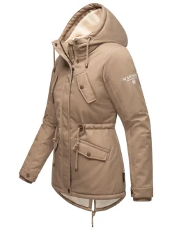 Marikoo Damen Winterjacke - Manolya in taupe
