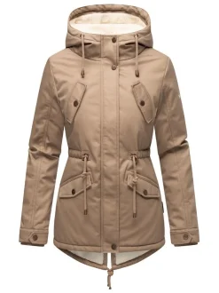 Marikoo Damen Winterjacke - Manolya in taupe