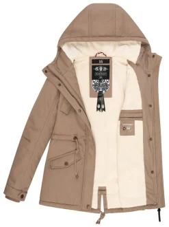 Marikoo Damen Winterjacke - Manolya in taupe