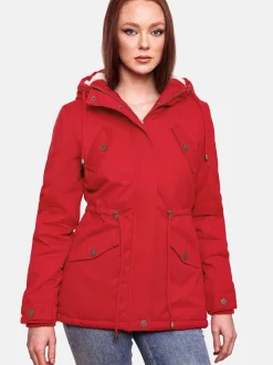 Marikoo Damen Winterjacke - Manolya in rot