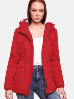 Marikoo Damen Winterjacke - Manolya in rot