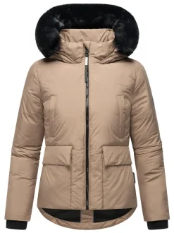 Marikoo Damen Winterjacke - Morinaa XVI in taupe