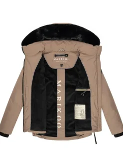 Marikoo Damen Winterjacke - Morinaa XVI in taupe