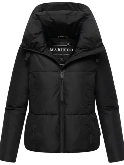 Marikoo Damen Winterjacke - Ninikaa XVI in schwarz