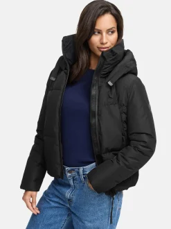 Marikoo Damen Winterjacke - Ninikaa XVI in schwarz