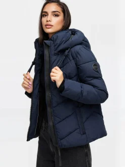 Marikoo Damen Winterjacke - Sahnemausii in marine