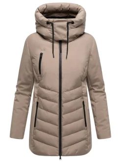 Marikoo Damen Winterjacke - Tivaa XVI in taupe
