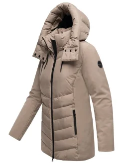 Marikoo Damen Winterjacke - Tivaa XVI in taupe