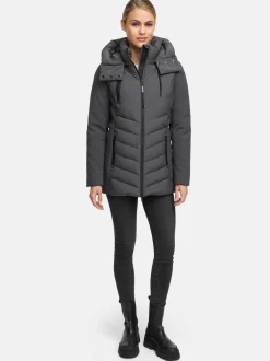 Marikoo Damen Winterjacke - Tivaa XVI in anthrazit