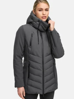 Marikoo Damen Winterjacke - Tivaa XVI in anthrazit