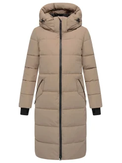Marikoo Damen Winterjacke - Zuraraa XVI in taupe