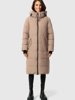 Marikoo Damen Winterjacke - Zuraraa XVI in taupe