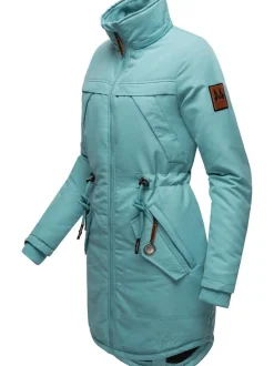 Marikoo Damen Wintermantel - Kamii in blau