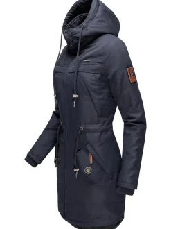 Marikoo Damen Wintermantel - Kamii in marine