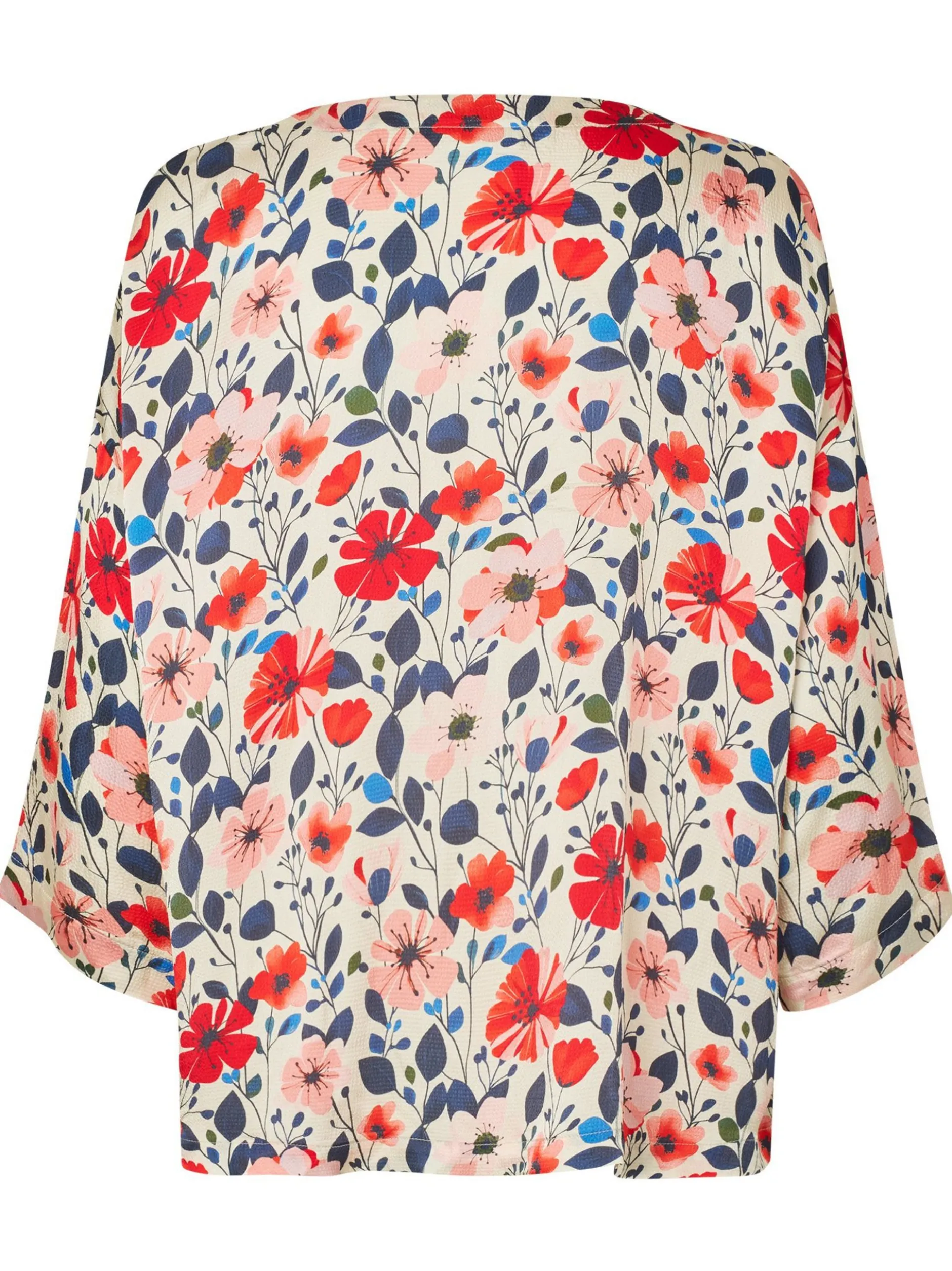 Masai Damen Bluse in rot mehrfarbig - Ärmel: 3/4 Arm