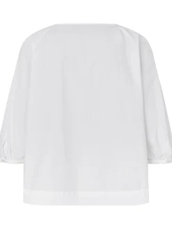 Masai Damen Bluse in weiß - Ausschnitt: Rundhals