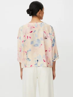 Masai Damen Blusenshirt in rosa mehrfarbig