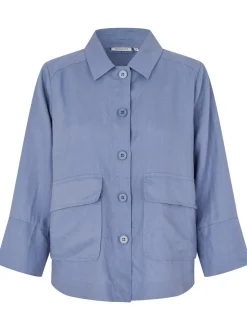 Masai Damen Hemdjacke in hellblau
