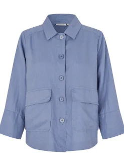 Masai Damen Hemdjacke in hellblau