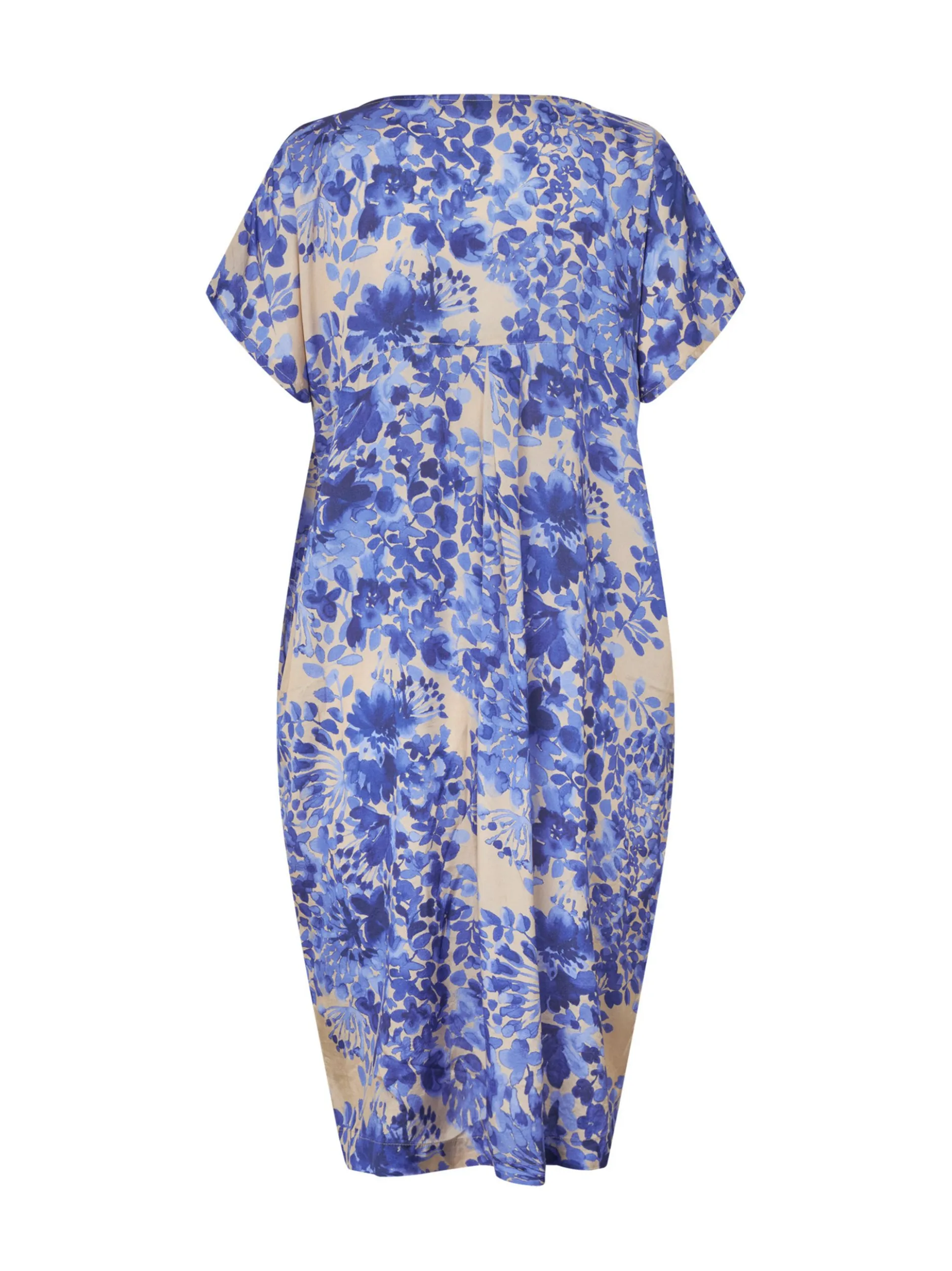Masai Damen Kleid in blau mehrfarbig - Ärmel: kurzarm