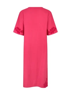 Masai Damen Kleid in pink - Länge: lang