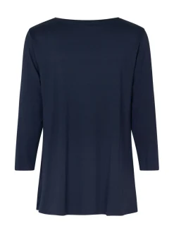 Masai Damen Langarmshirt in marine - Ärmel: 3/4 Arm