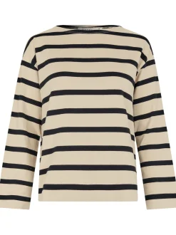 Masai Damen Langarmshirt in schwarz mehrfarbig