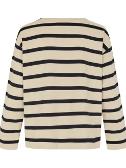 Masai Damen Langarmshirt in schwarz mehrfarbig