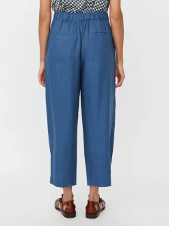 Masai Damen Leinenhose in blau