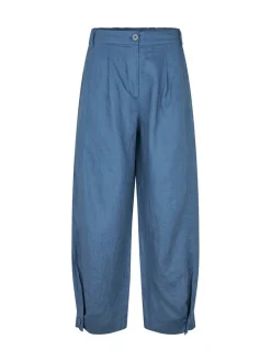 Masai Damen Leinenhose in blau