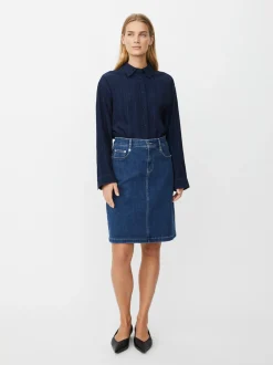 Masai Damen Midirock in denim