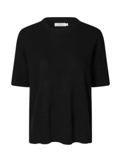 Masai Damen Shirt mit Halbarm in schwarz