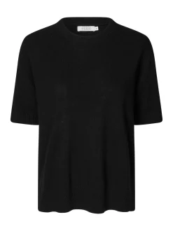 Masai Damen Shirt mit Halbarm in schwarz
