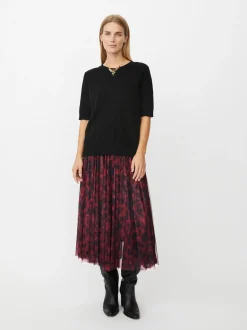 Masai Damen Shirt mit Halbarm in schwarz