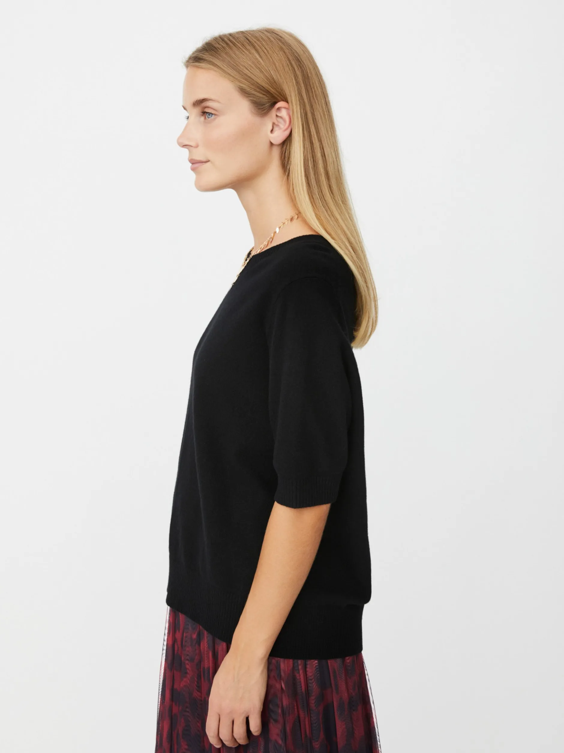 Masai Damen Shirt mit Halbarm in schwarz