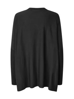 Masai Damen Strickpullover in schwarz - Ärmel: langarm