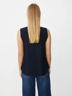 Masai Damen Tanktop in marine - Ausschnitt: Rundhals