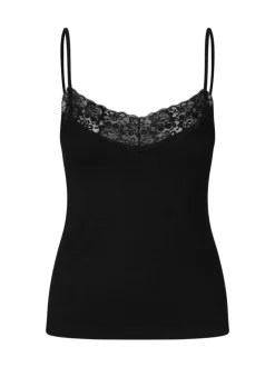Masai Damen Top in schwarz - Ausschnitt: Rundhals