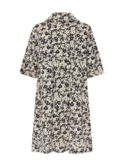 Masai Damen Tunika in schwarz beige - Länge: kurz