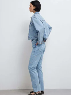 Mavi Damen Jeansjacke - Maren in light stone