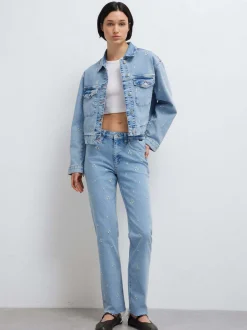 Mavi Damen Jeans - New York in light stone
