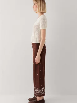 Mavi Damen Strickjacke in ecru - Ärmel: kurzarm