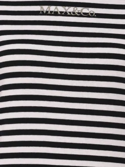 MAX&Co. Damen T-Shirt - Logotee in marine weiß